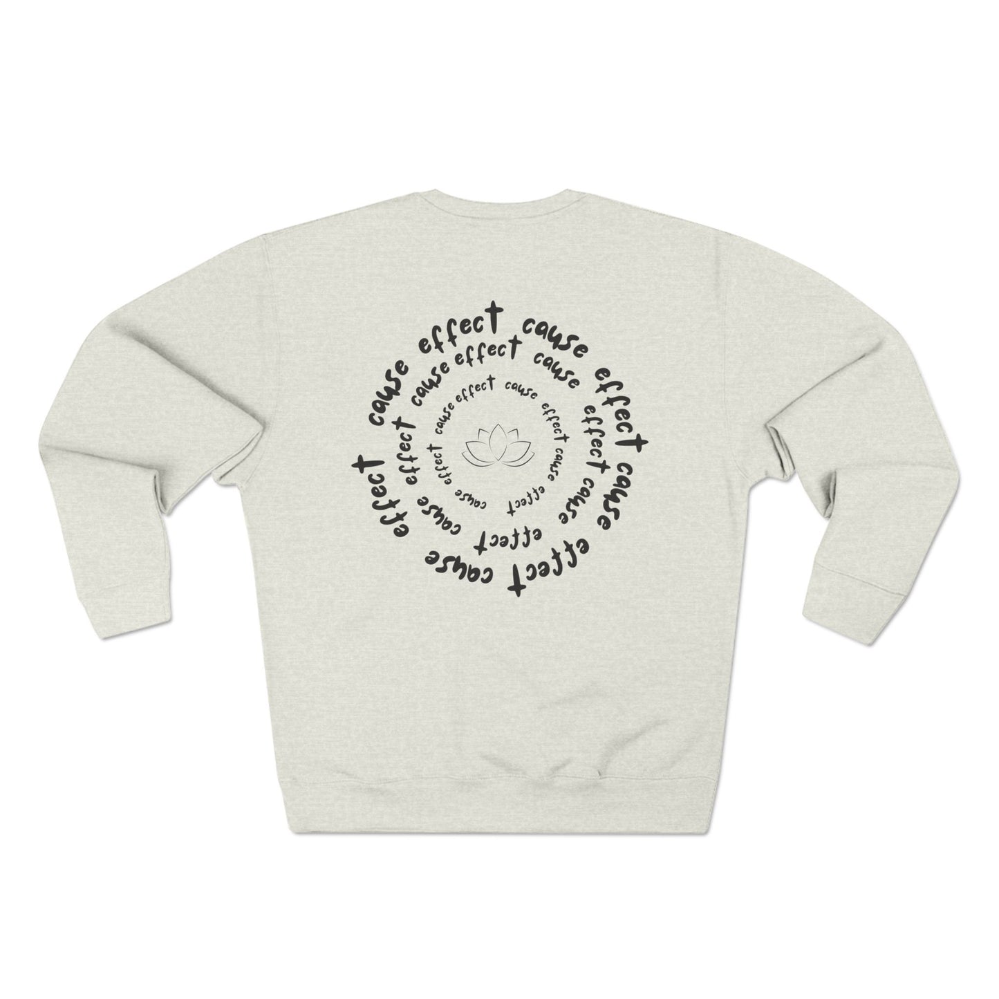 Karma Cause and Effect Crewneck Sweatshirt Navy, Women