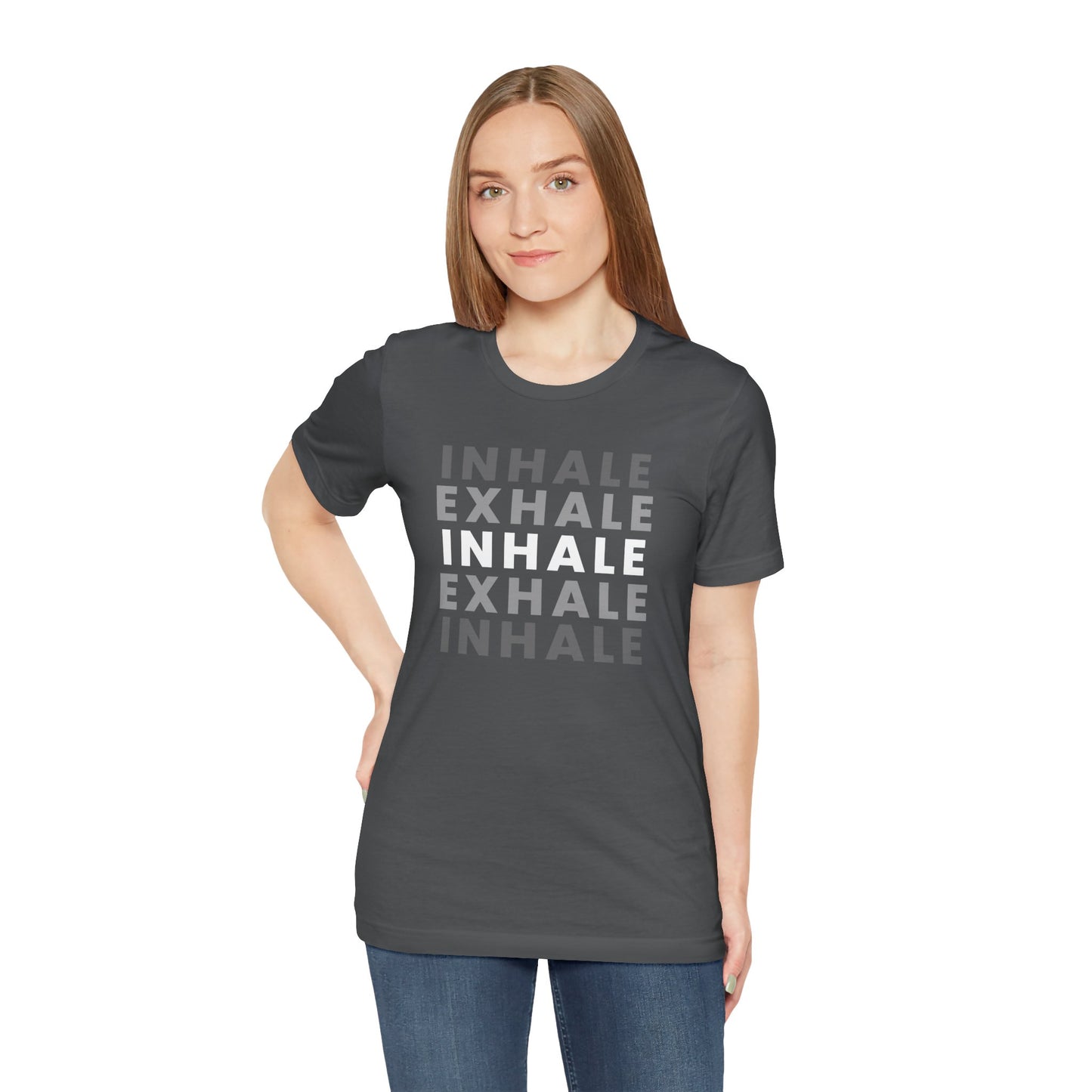 Inhale Exhale Cotton T-Shirt, Women