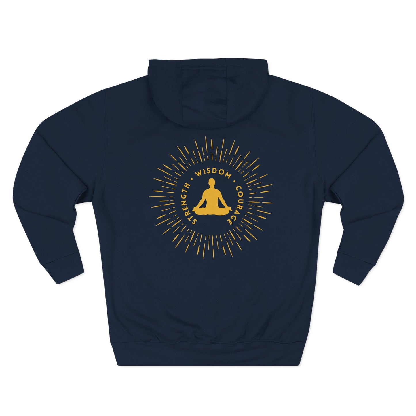 Strength, Wisdom & Courage Sweatshirt Fleece Hoodie, Men
