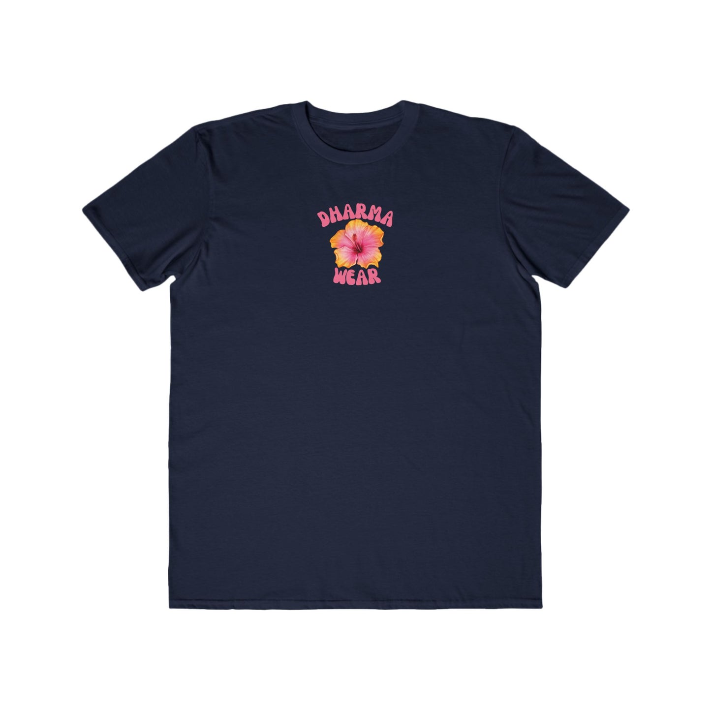 Flower Stem Tee Heather Navy, Mens