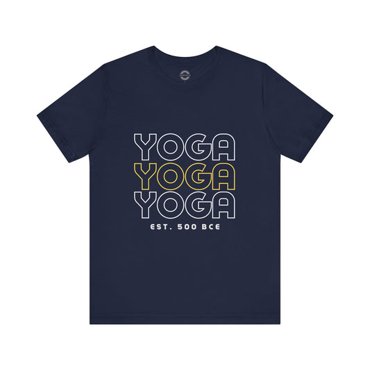 Yoga Est. 500 BCE T-Shirt Navy, Men