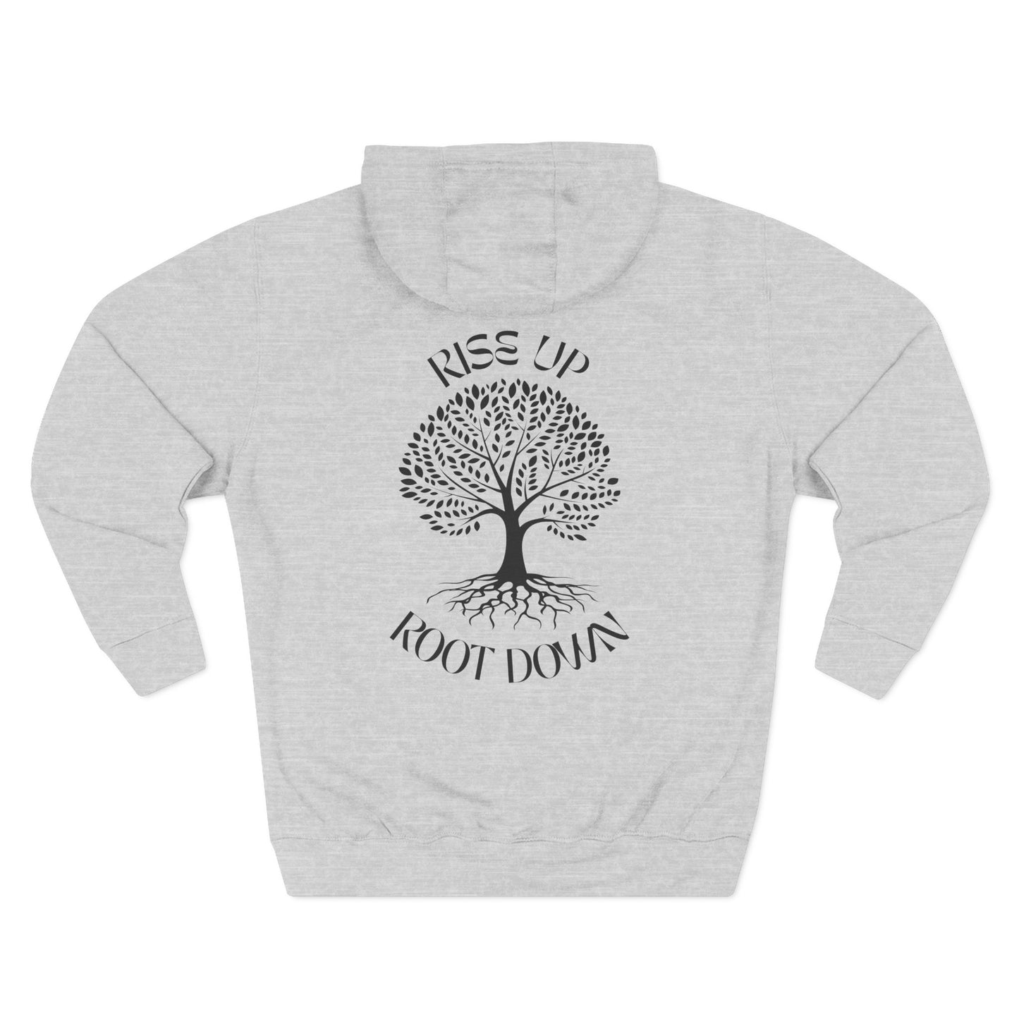 Root Down To Rise Up Sweatshirt Fleece Hoodie Royal Blue, Women