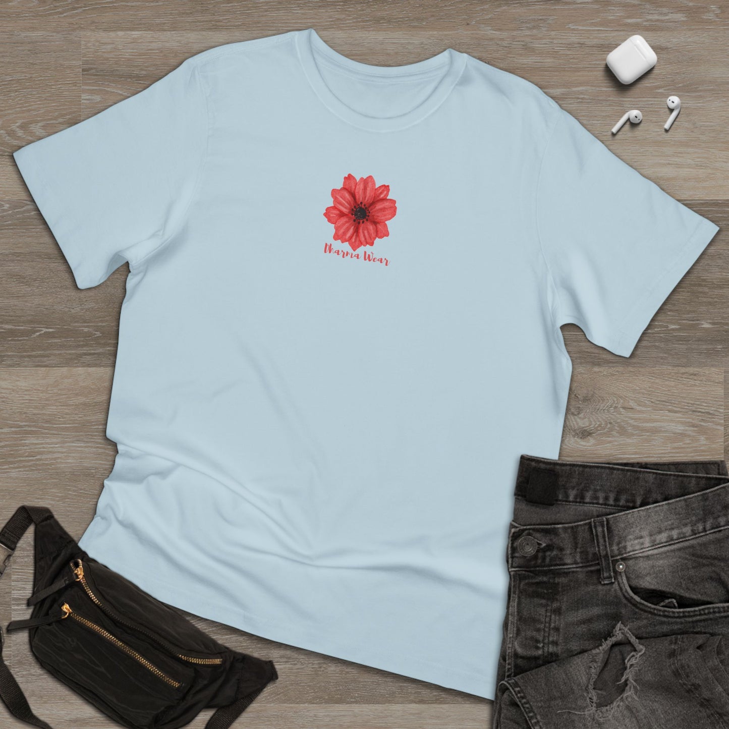 Buttercup Pink Flower Print T-shirt White, Women