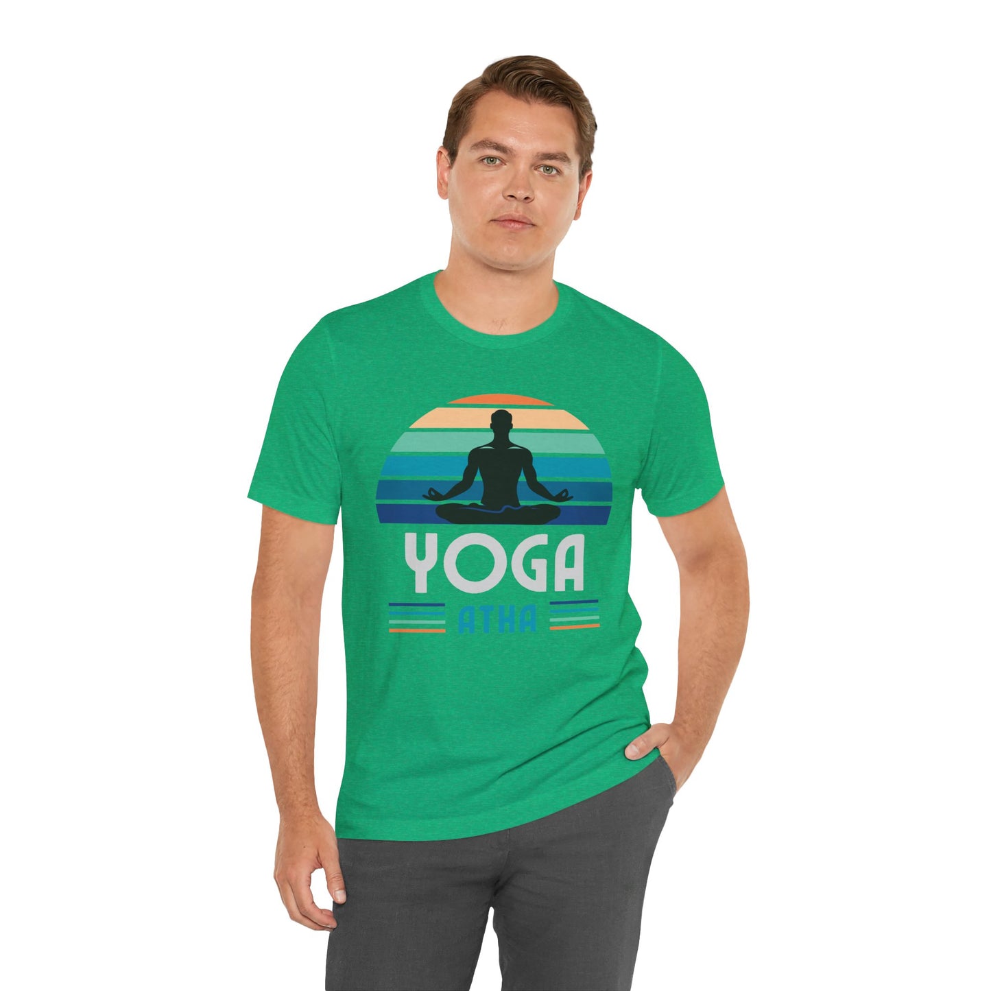 Yoga Atha Cotton T-Shirt Dark Grey, Men
