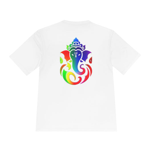 Rainbow Ganesha Moisture Wicking Tee, Men