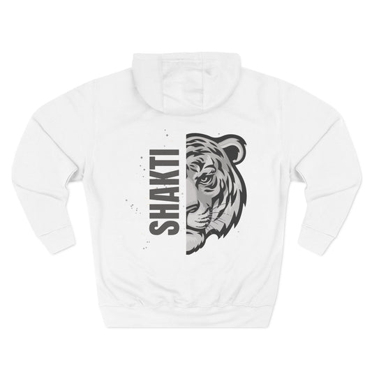 Shakti Power Sweatshirt Fleece Hoodie White, Women