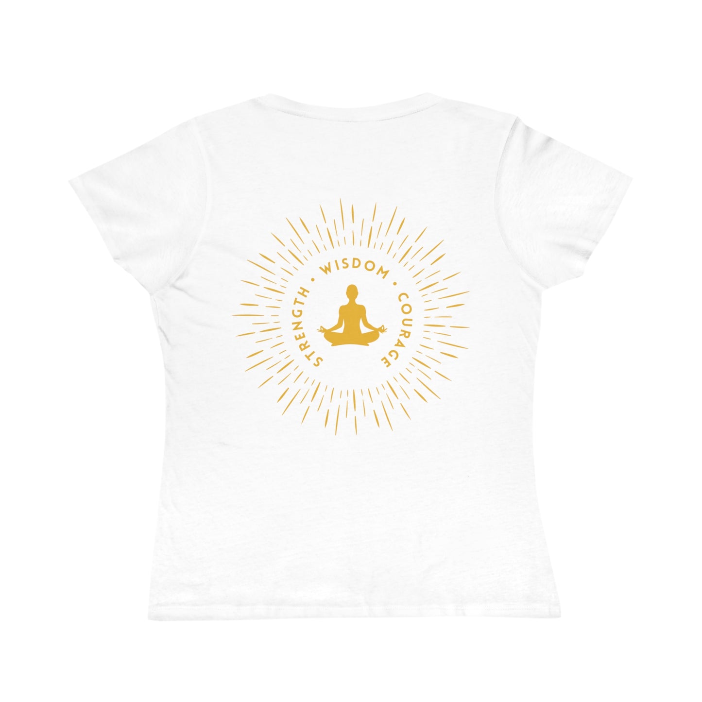 Strength, Wisdom & Courage Tee Charcoal, Women