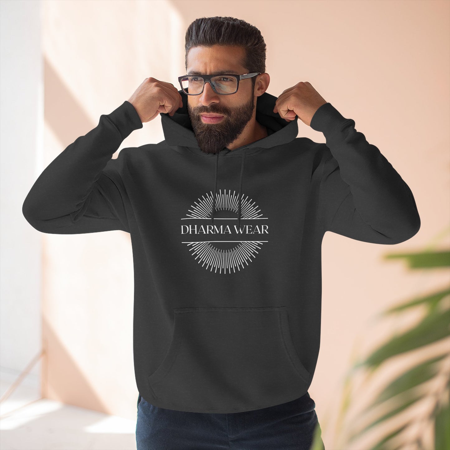 Yoga Atha Sweatshirt Fleece Hoodie, Men