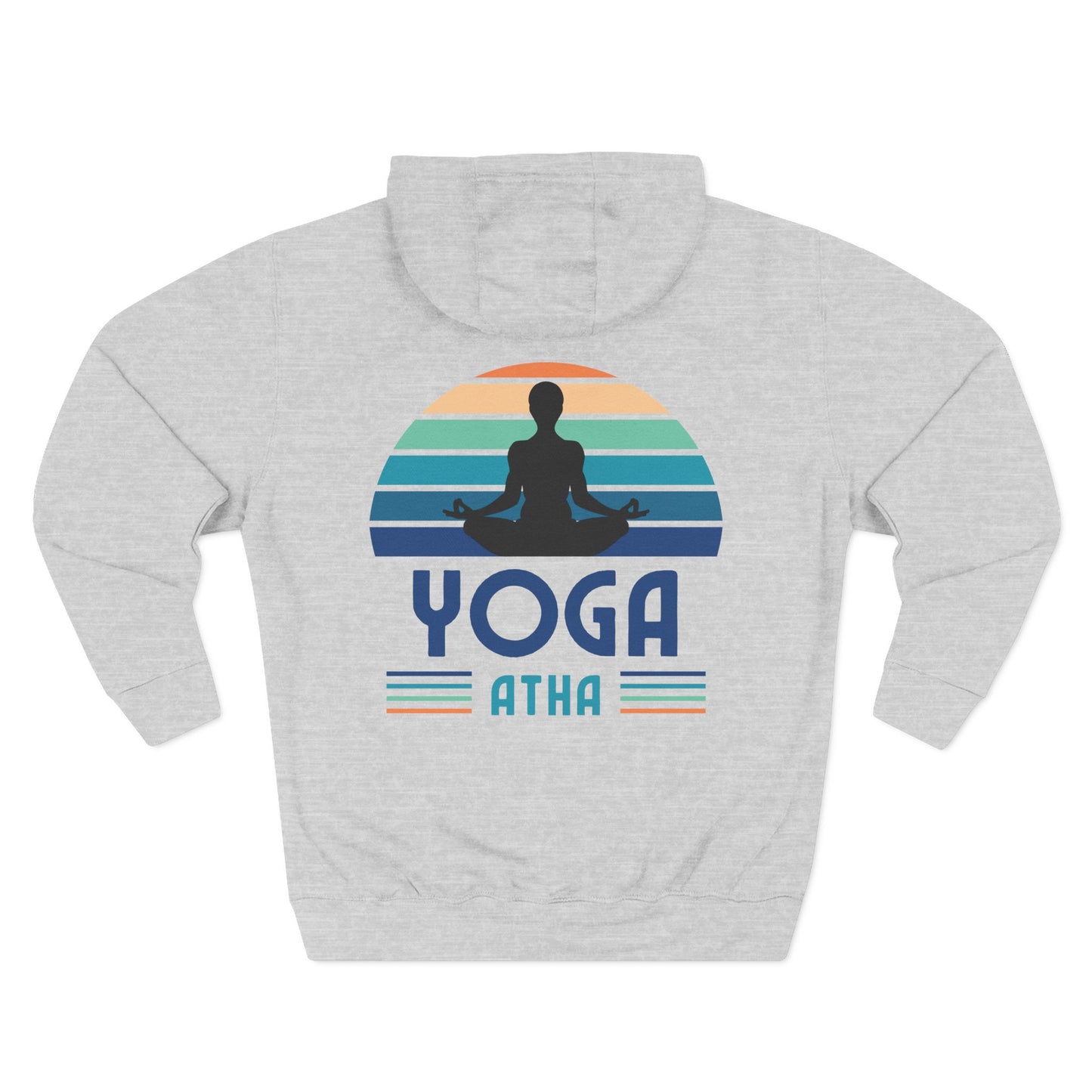 Yoga Atha Sweatshirt Fleece Hoodie Royal Blue, Women