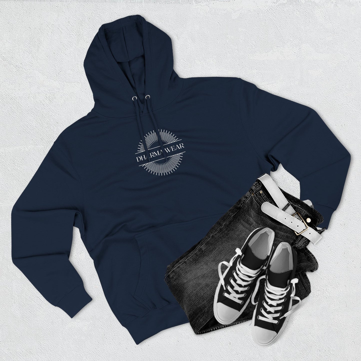 Inhale Exhale Sweatshirt Fleece Hoodie Charcoal Heather, Women