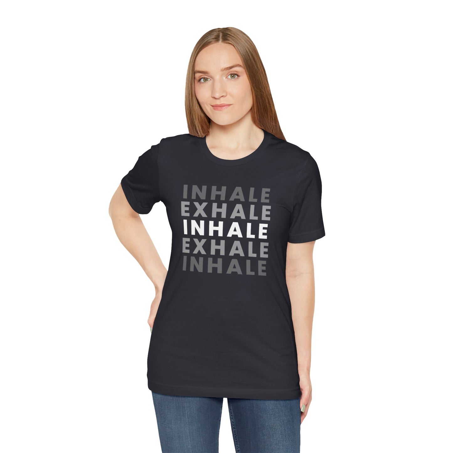 Inhale Exhale Cotton T-Shirt, Women