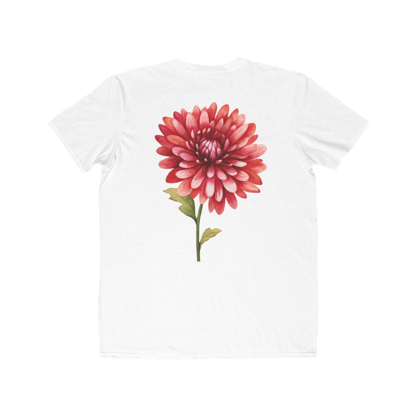 Flower Stem Tee White, Mens