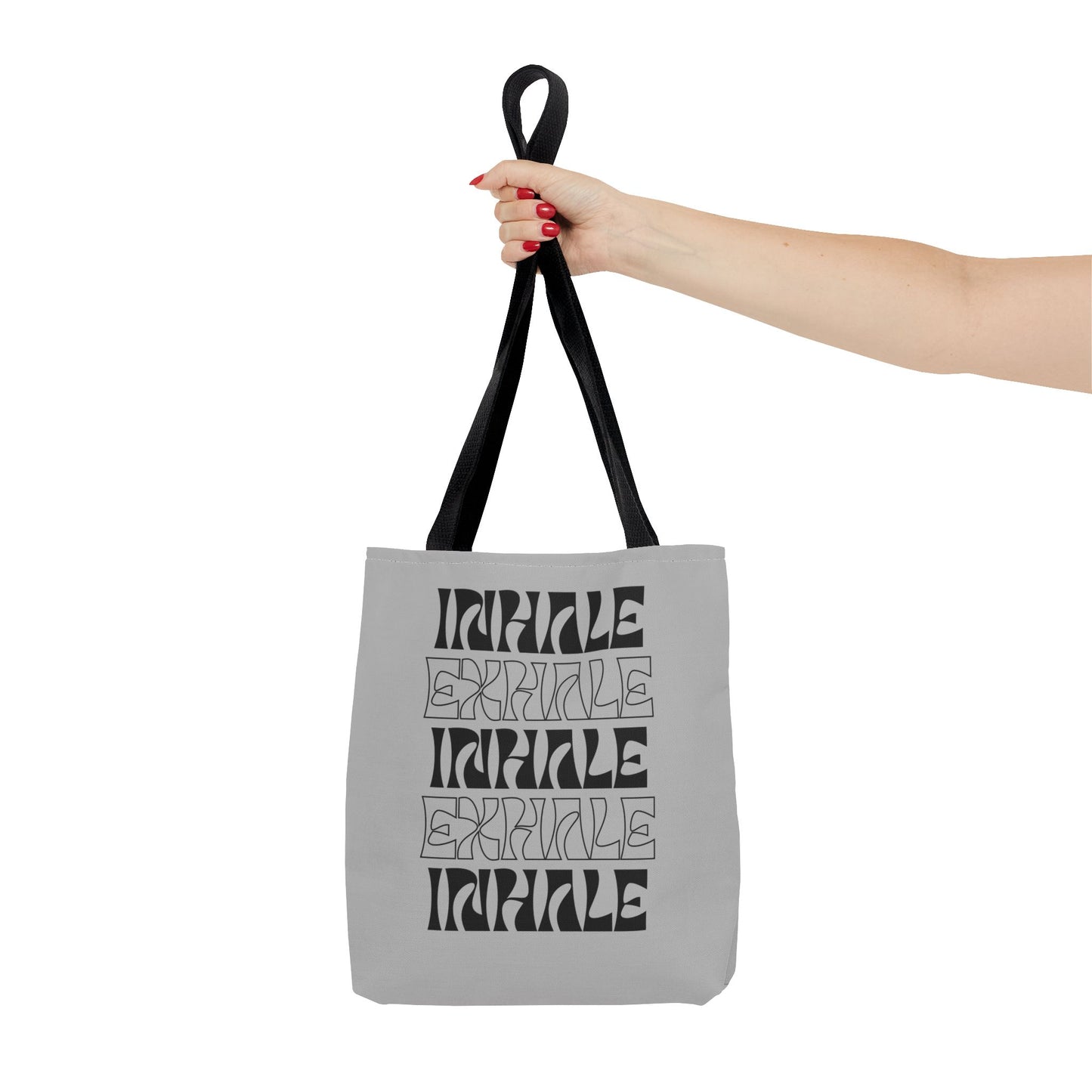 Inhale Exhale Inspirational Tote Bag