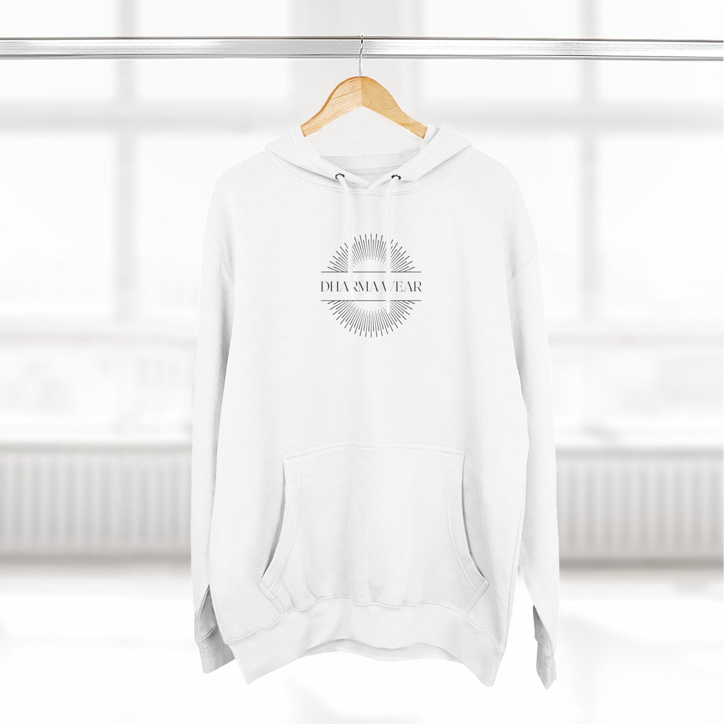 Anti Yoga Yoga Club Sweatshirt Fleece Hoodie White, Women