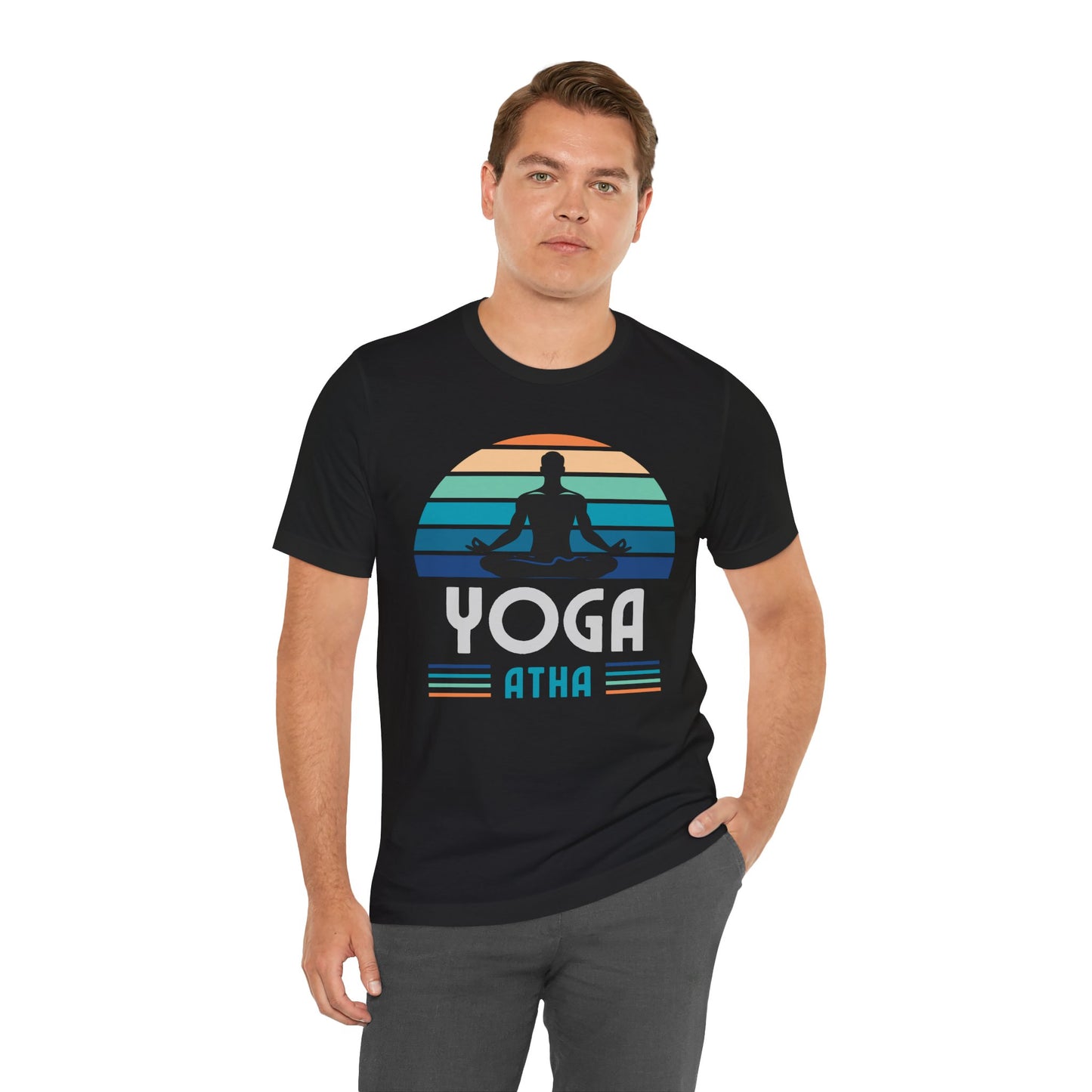 Yoga Atha Cotton T-Shirt Dark Grey, Men