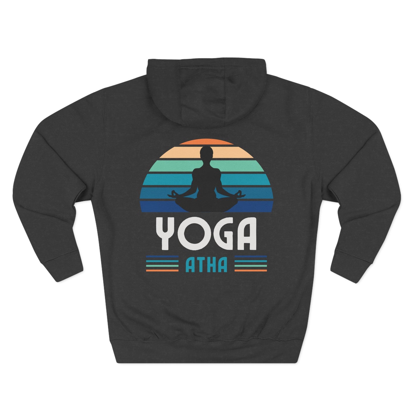 Yoga Atha Sweatshirt Fleece Hoodie Heather Grey, Women