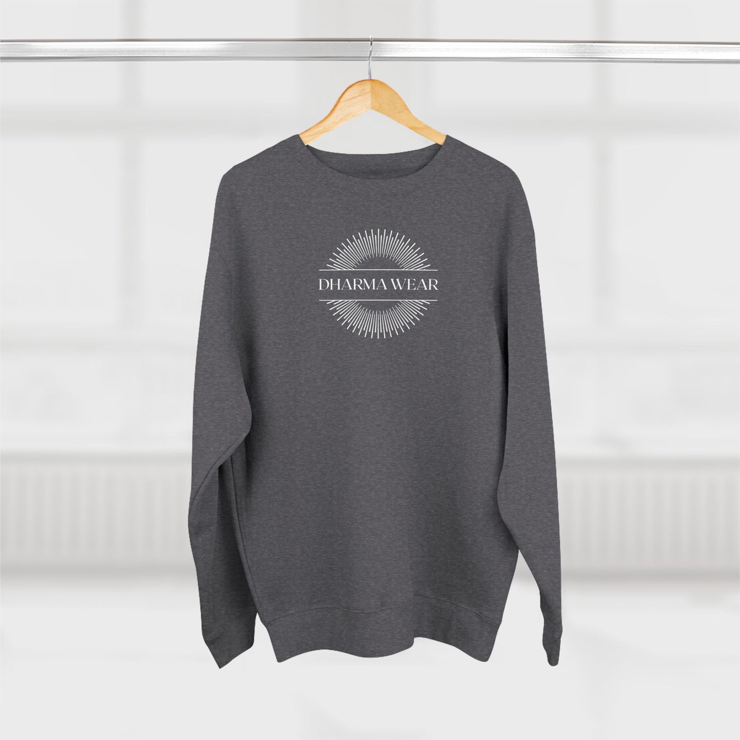 Anti Yoga Yoga Club Crewneck Sweatshirt Oatmeal Heather, Women