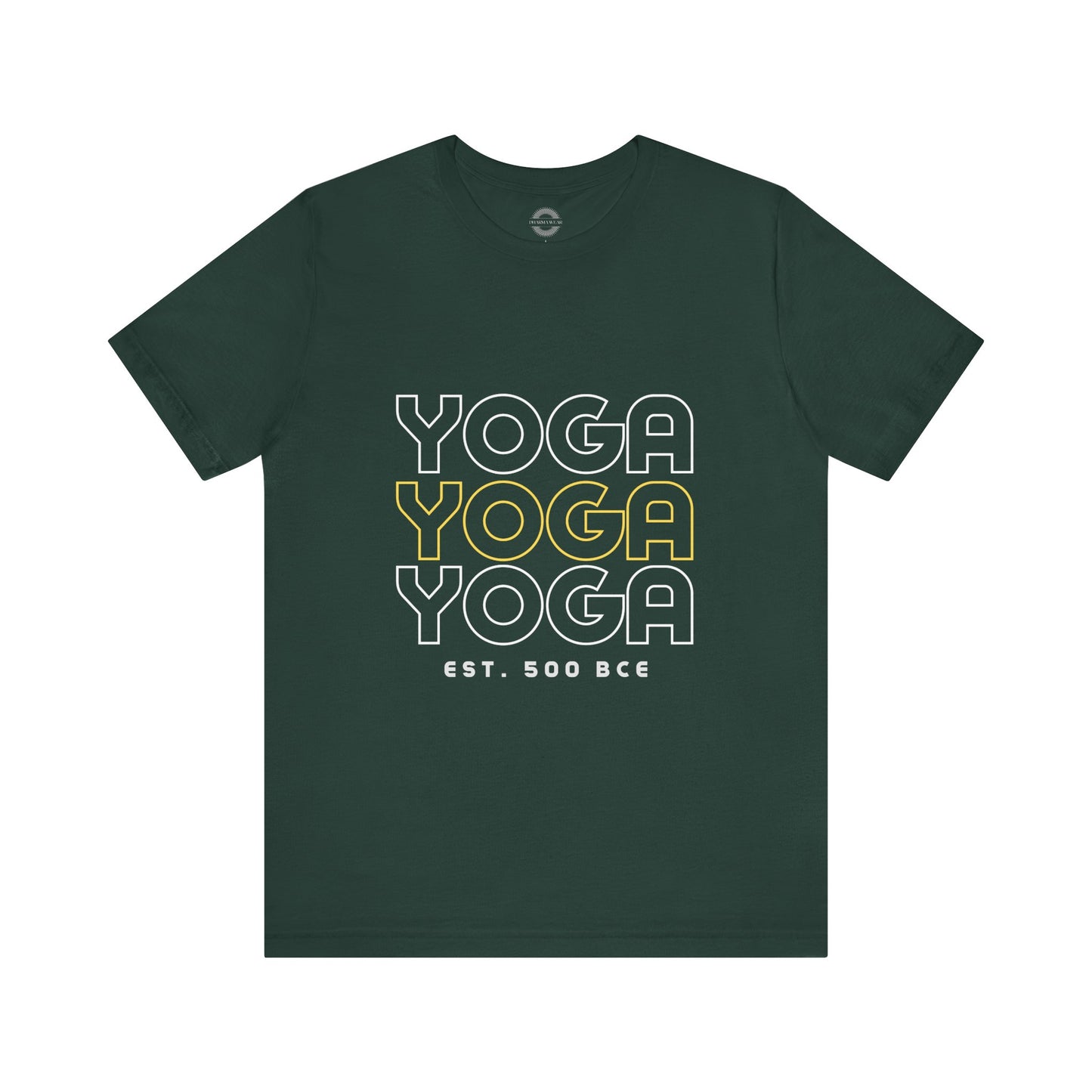 Yoga Est. 500 BCE T-Shirt Forest Black, Women