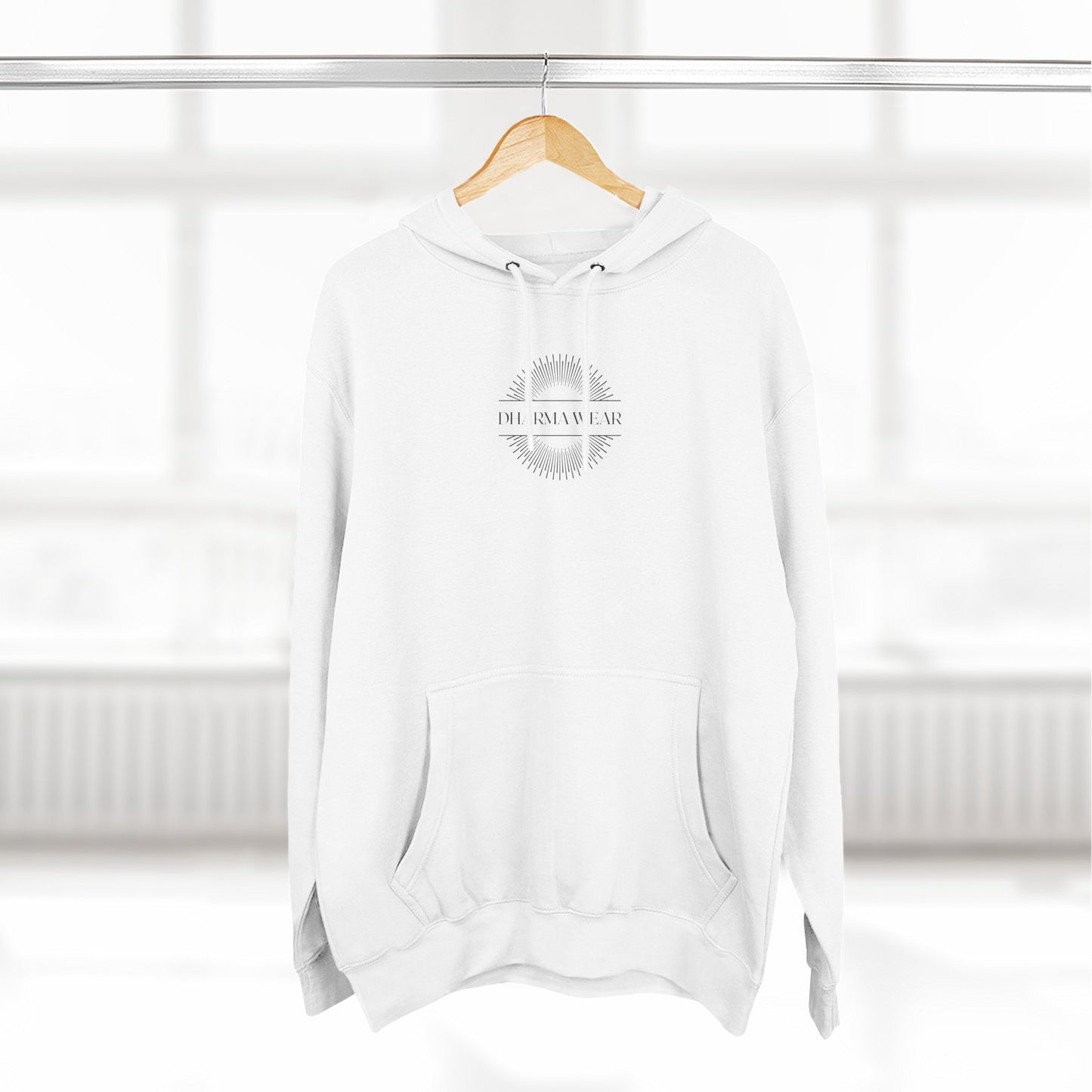 Shakti Power Sweatshirt Fleece Hoodie White, Women