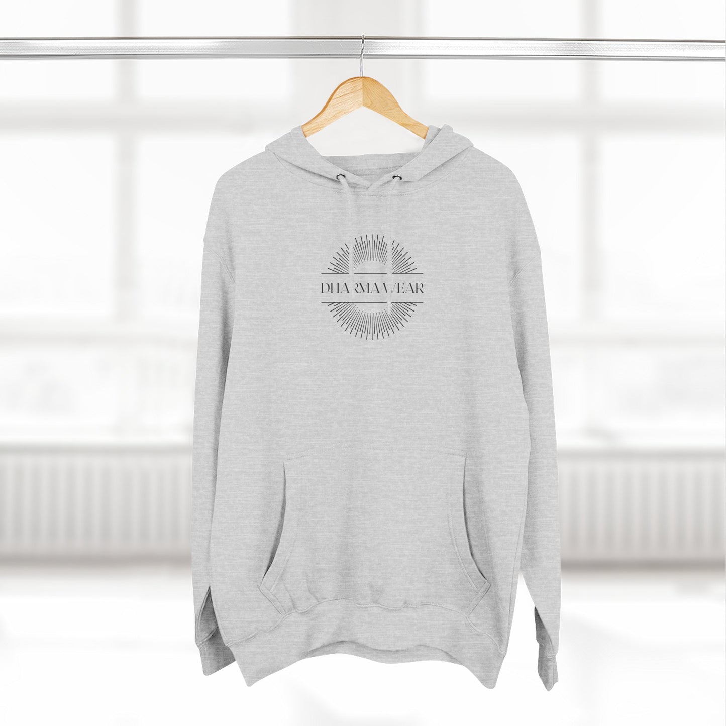 Root Down To Rise Up Sweatshirt Fleece Hoodie Charcoal Heather, Women