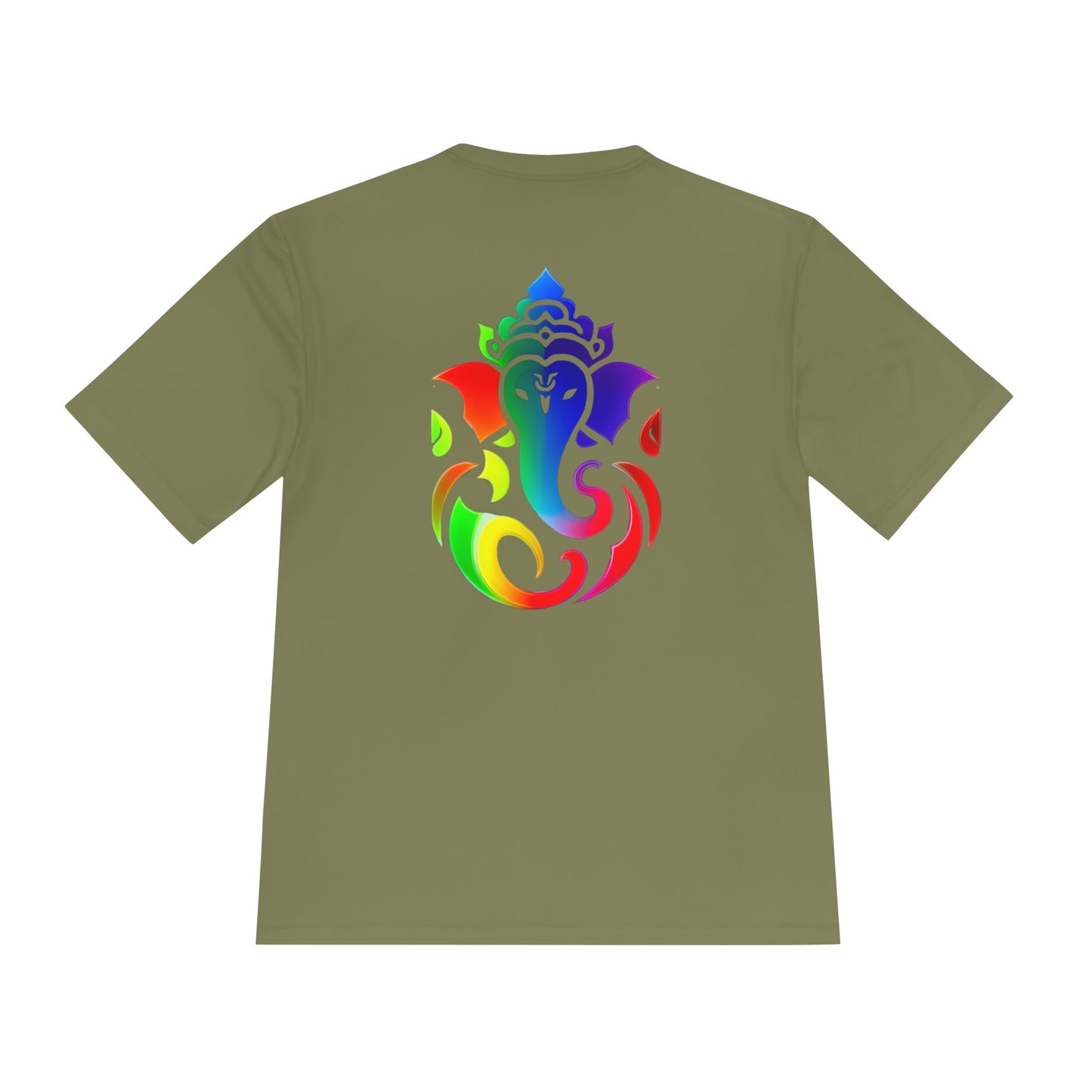 Rainbow Ganesha Moisture Wicking Tee, Women