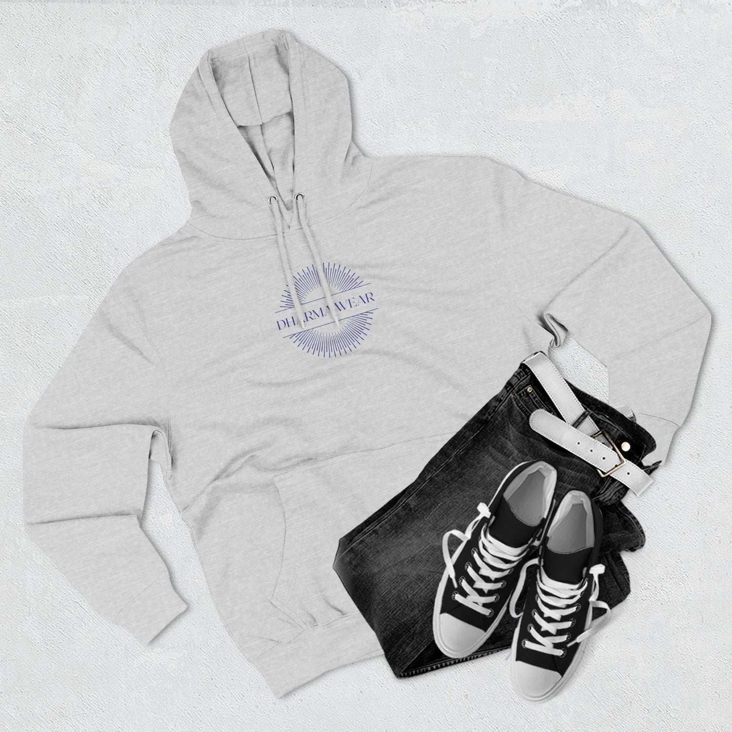 Strength, Wisdom & Courage Sweatshirt Fleece Hoodie White, Women