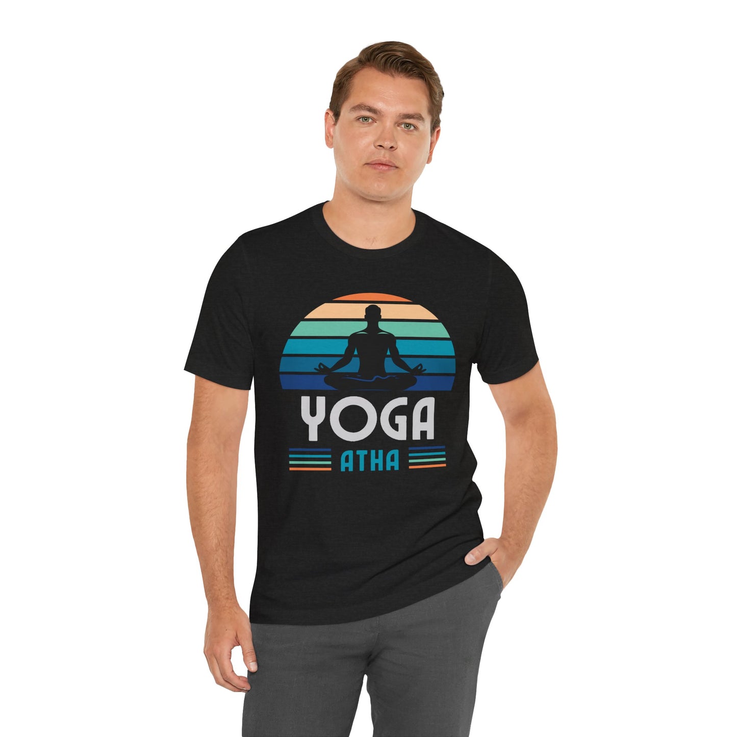 Yoga Atha Cotton T-Shirt Dark Grey, Men