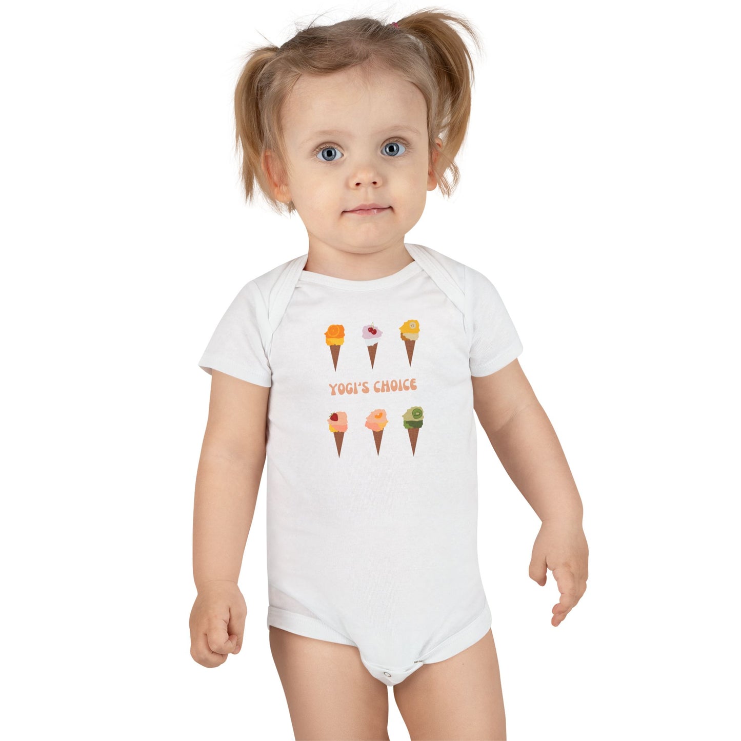 Yoga Baby Short Sleeve Organic Cotton Bodysuit