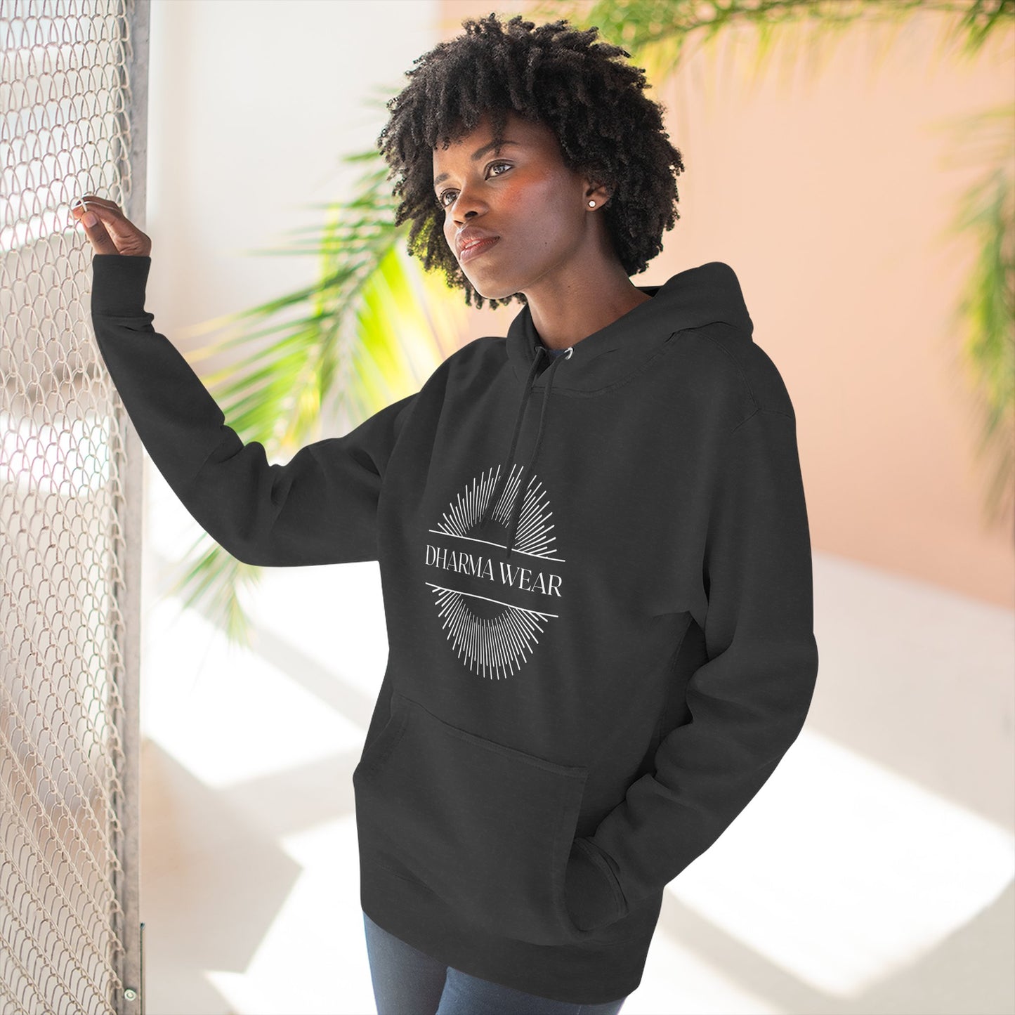 Yoga Atha Sweatshirt Fleece Hoodie, Women