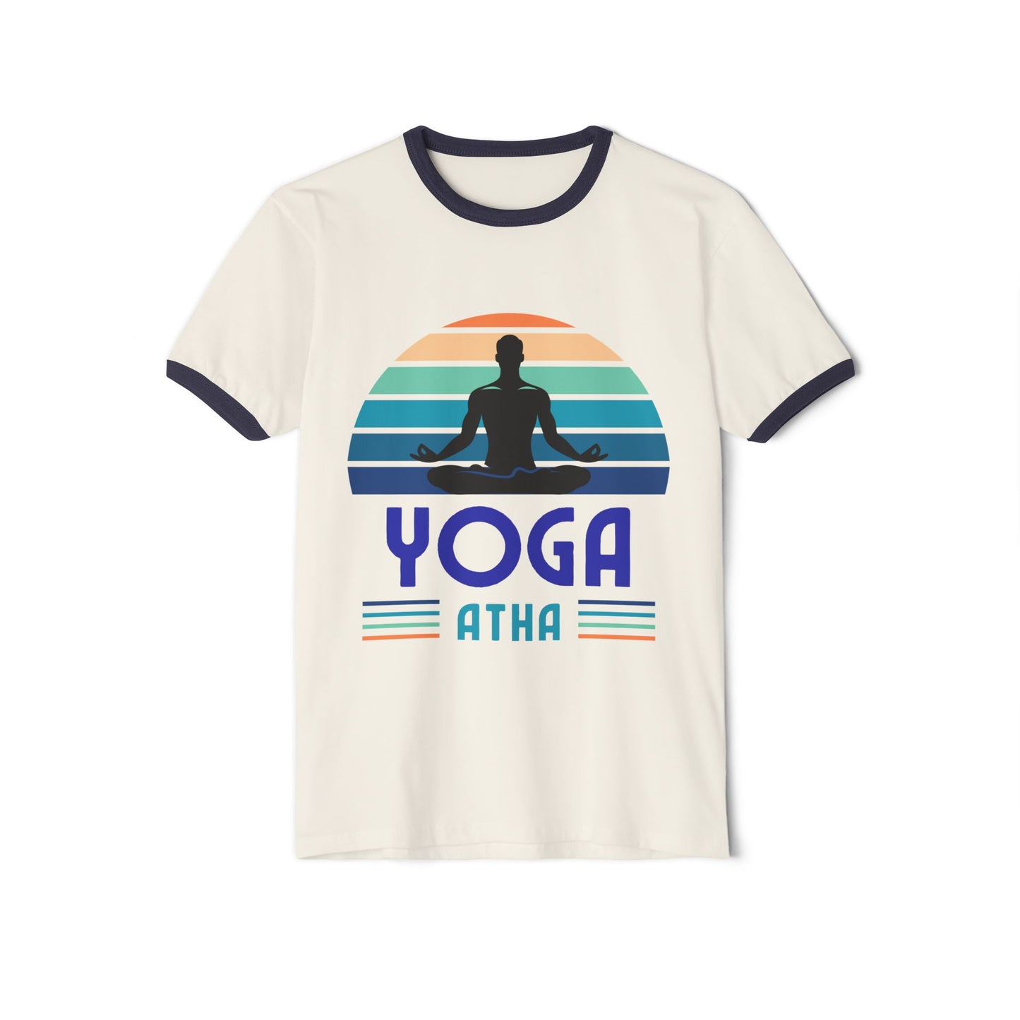 Yoga Atha Cotton Ringer T-Shirt, Men