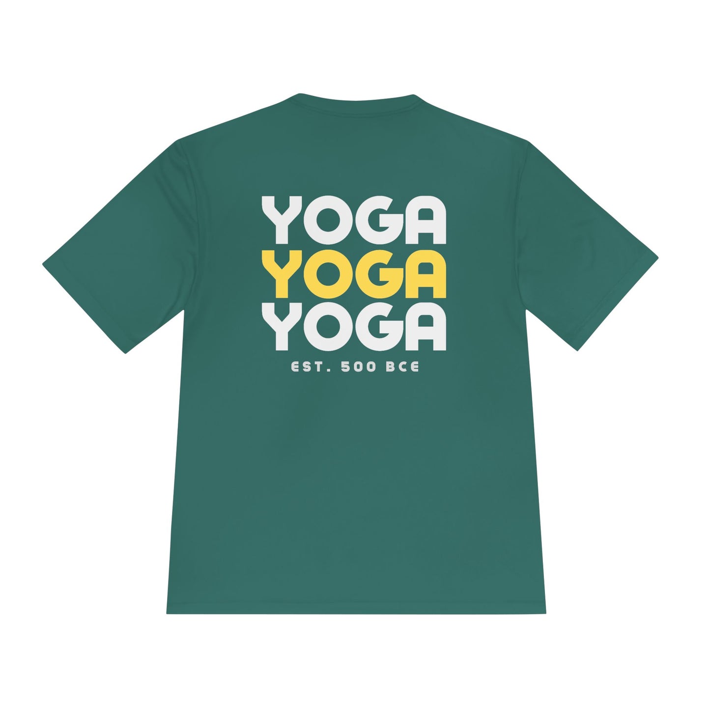 Yoga Est. 500 BCE Moisture Wicking Tee Black True Navy, Men