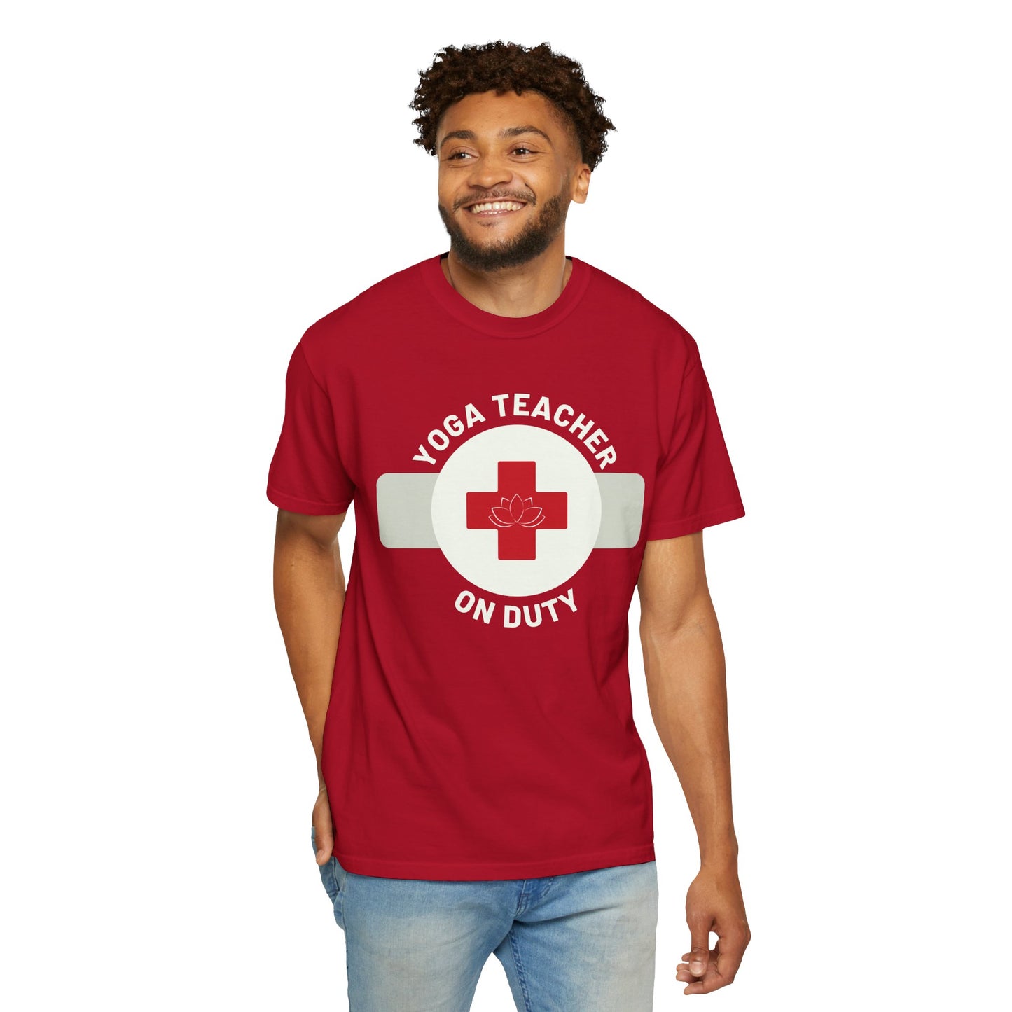Yoga Teacher On Duty T Shirt, Men