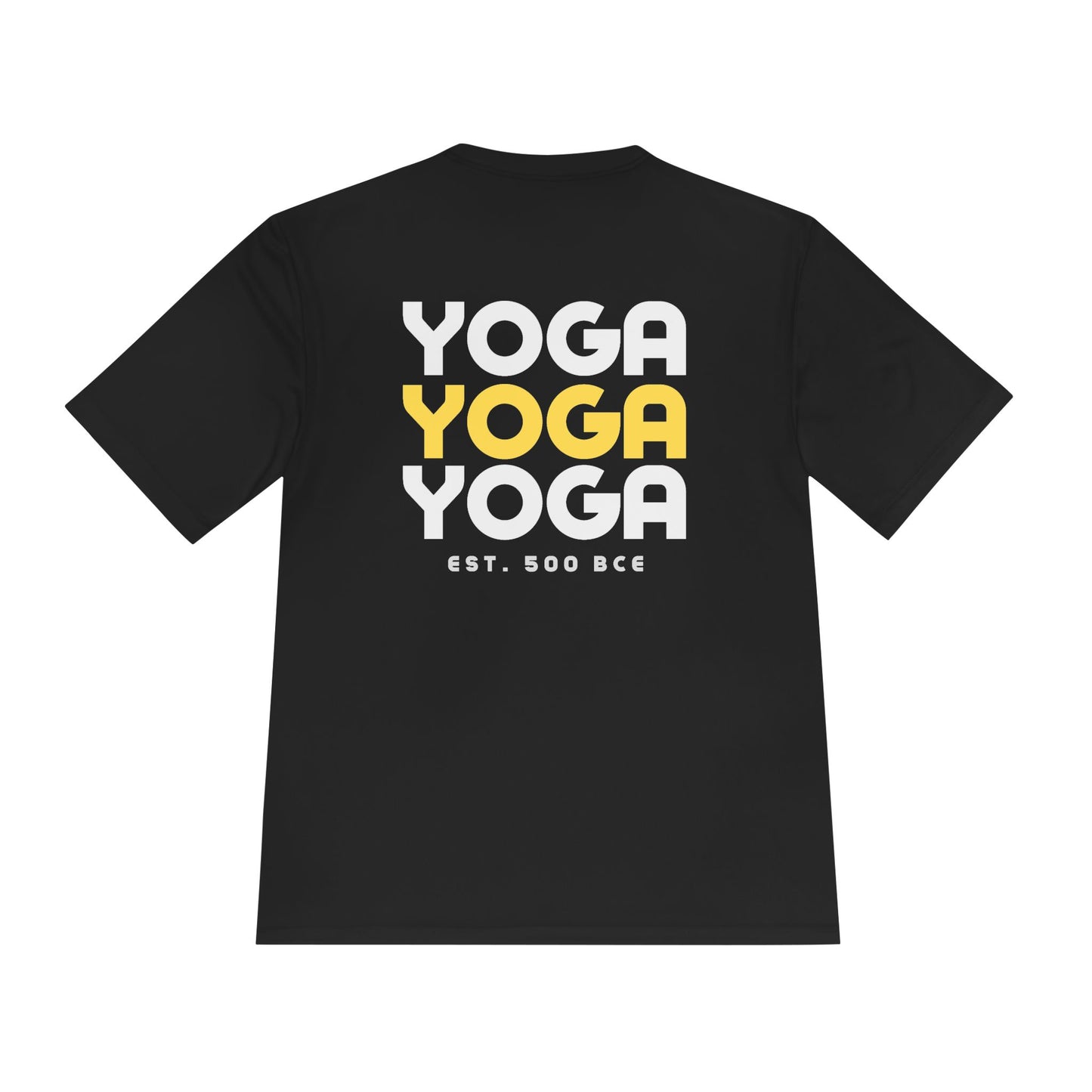 Yoga Est. 500 BCE Moisture Wicking Tee Black True Navy, Men