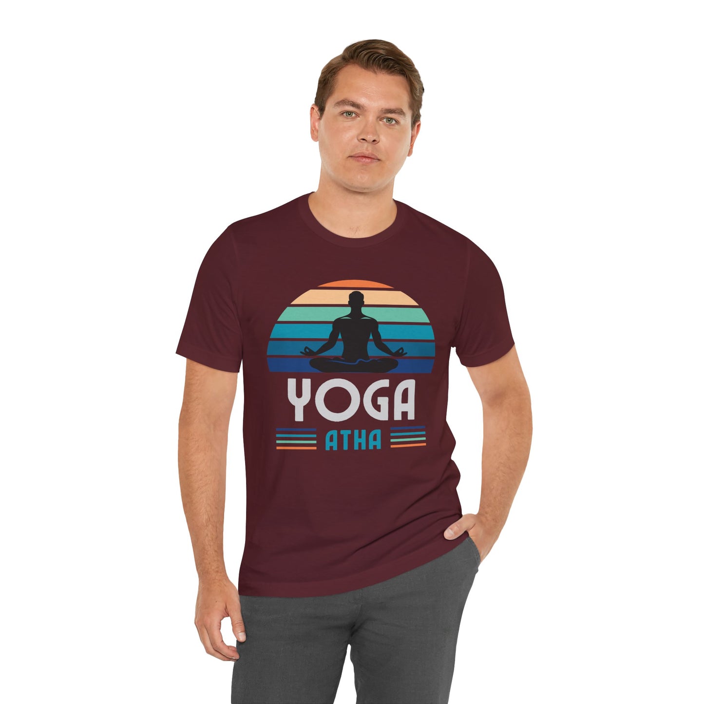 Yoga Atha Cotton T-Shirt Dark Grey, Men