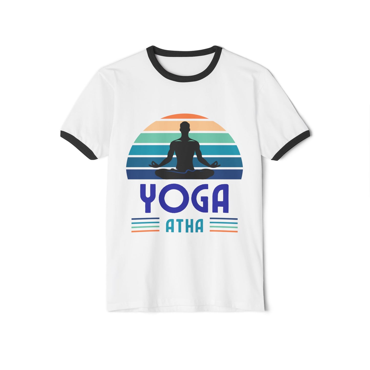 Yoga Atha Cotton Ringer T-Shirt, Men