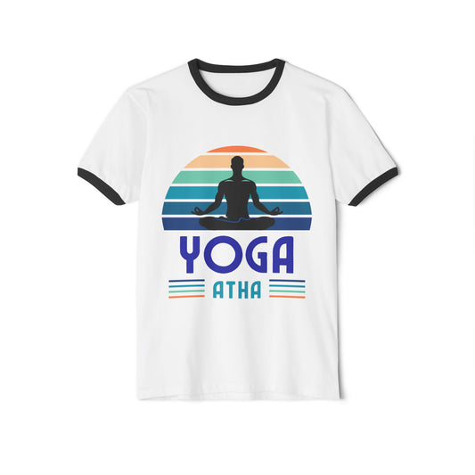 Yoga Atha Cotton Ringer T-Shirt, Men