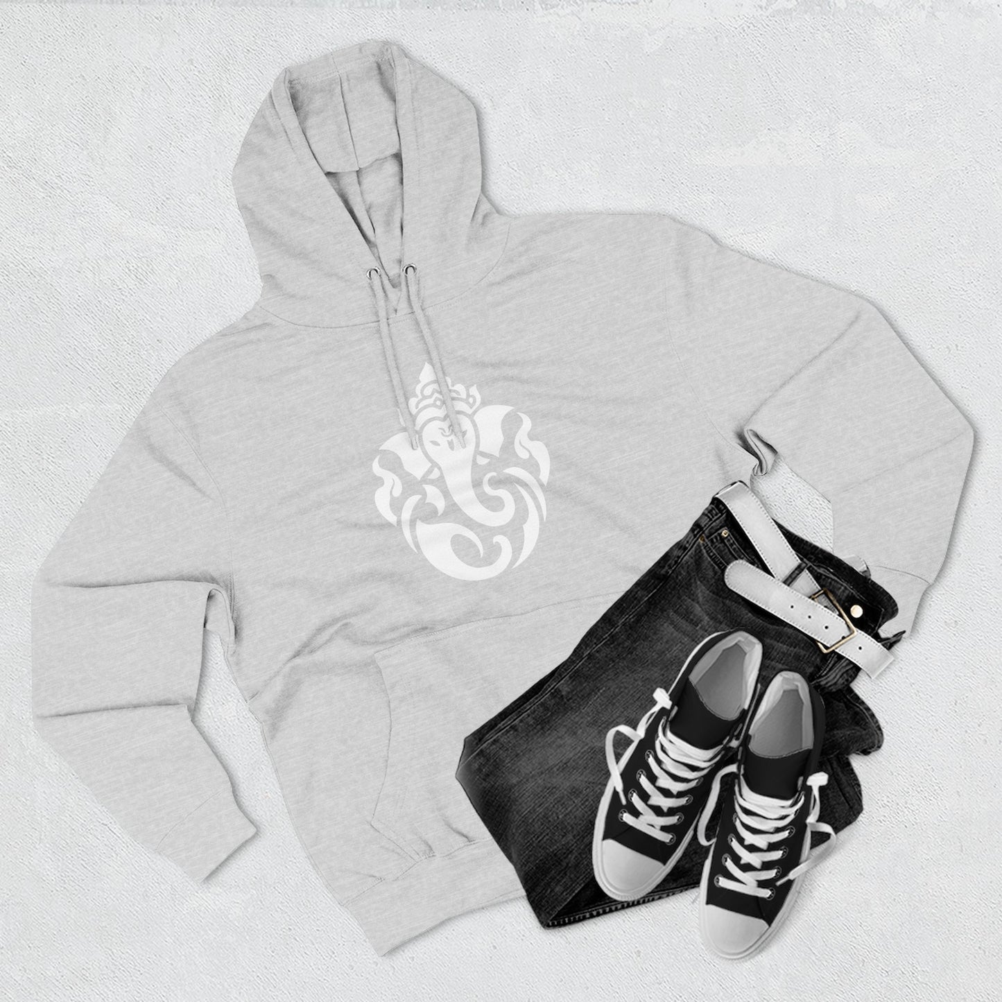 Ganesha Sweatshirt Fleece Hoodie, Men