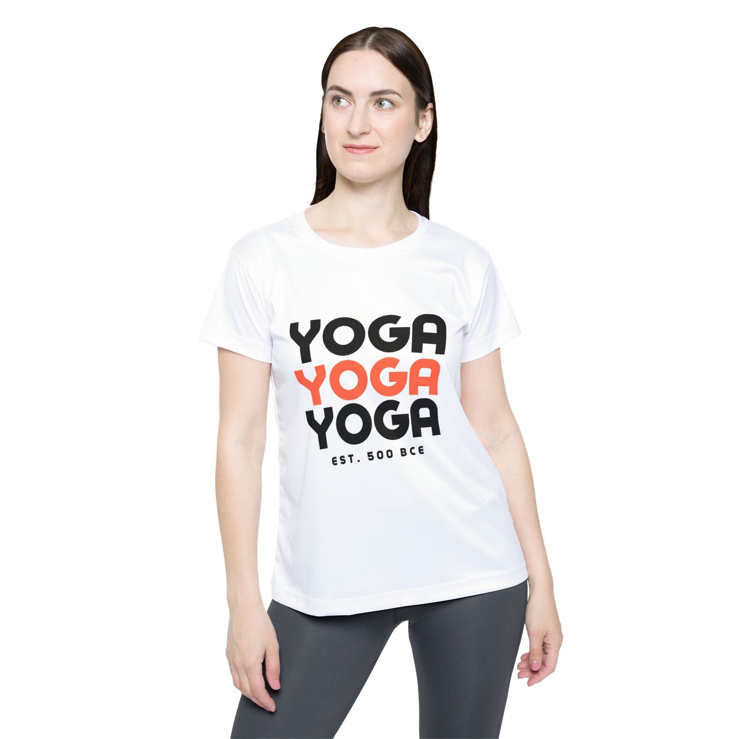 Yoga Est. 500 BCE Athletic T-Shirt, Women