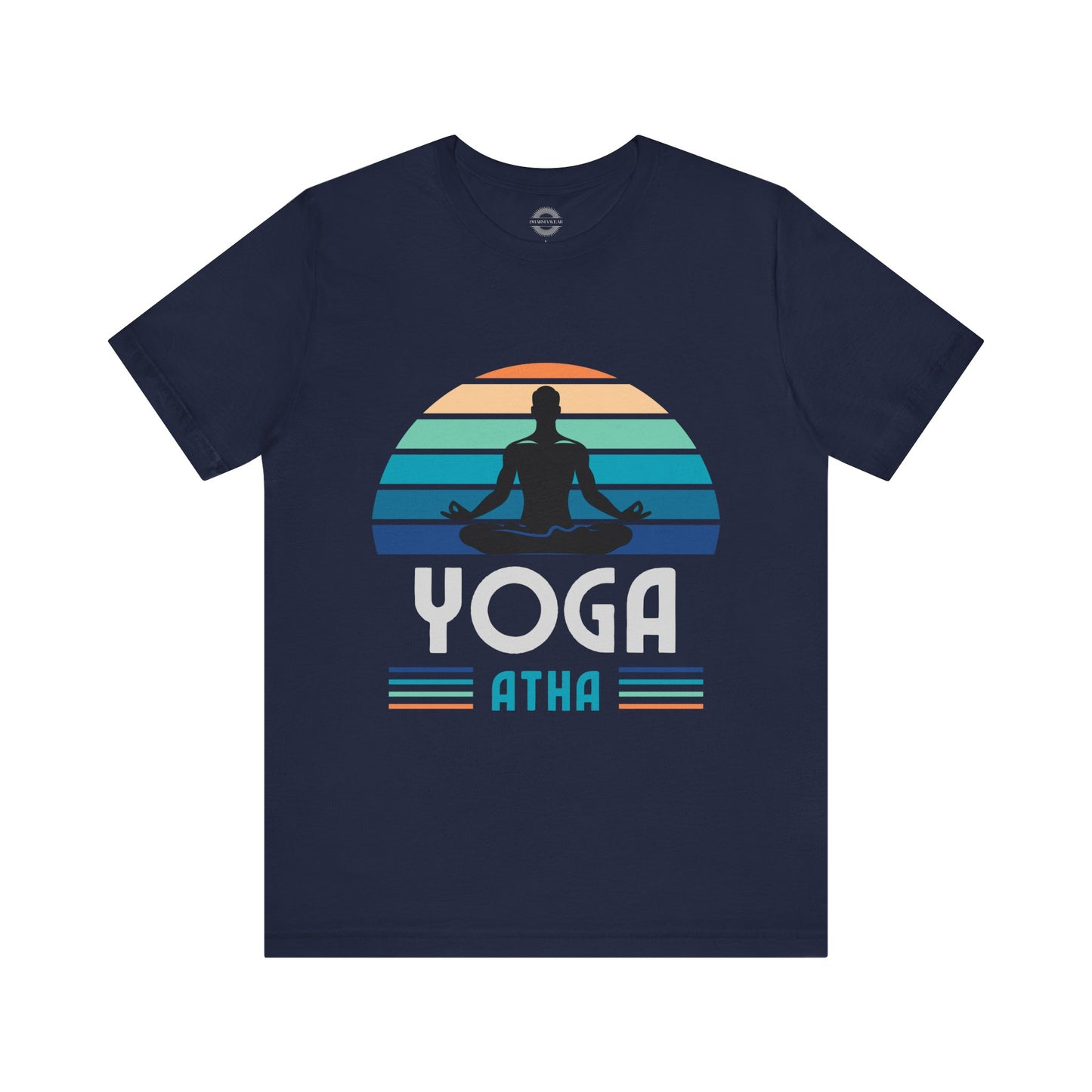 Yoga Atha Cotton T-Shirt Navy, Men