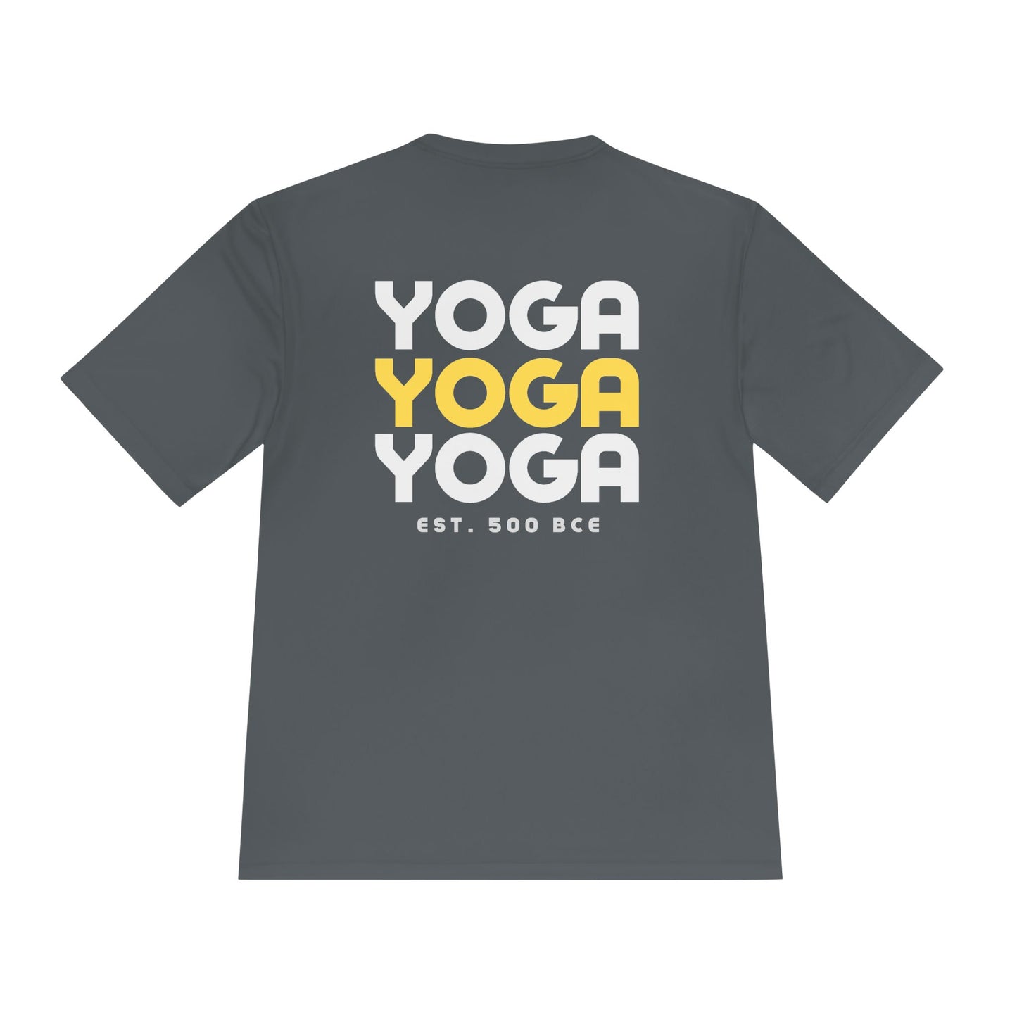 Yoga Est. 500 BCE Moisture Wicking Tee Black, Men