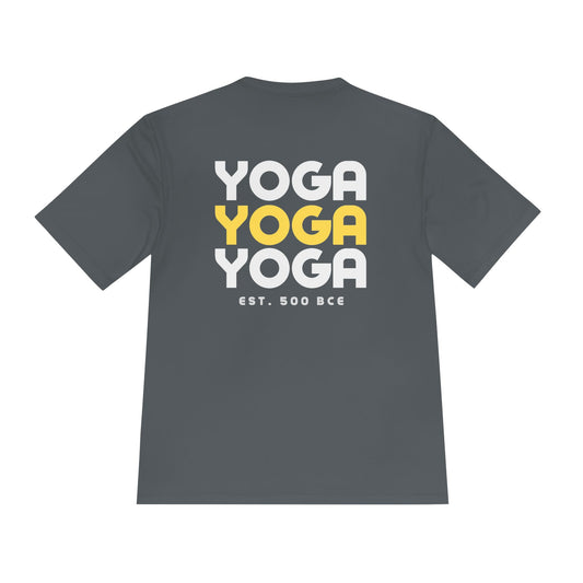 Yoga Est. 500 BCE Moisture Wicking Tee Iron Grey, Men