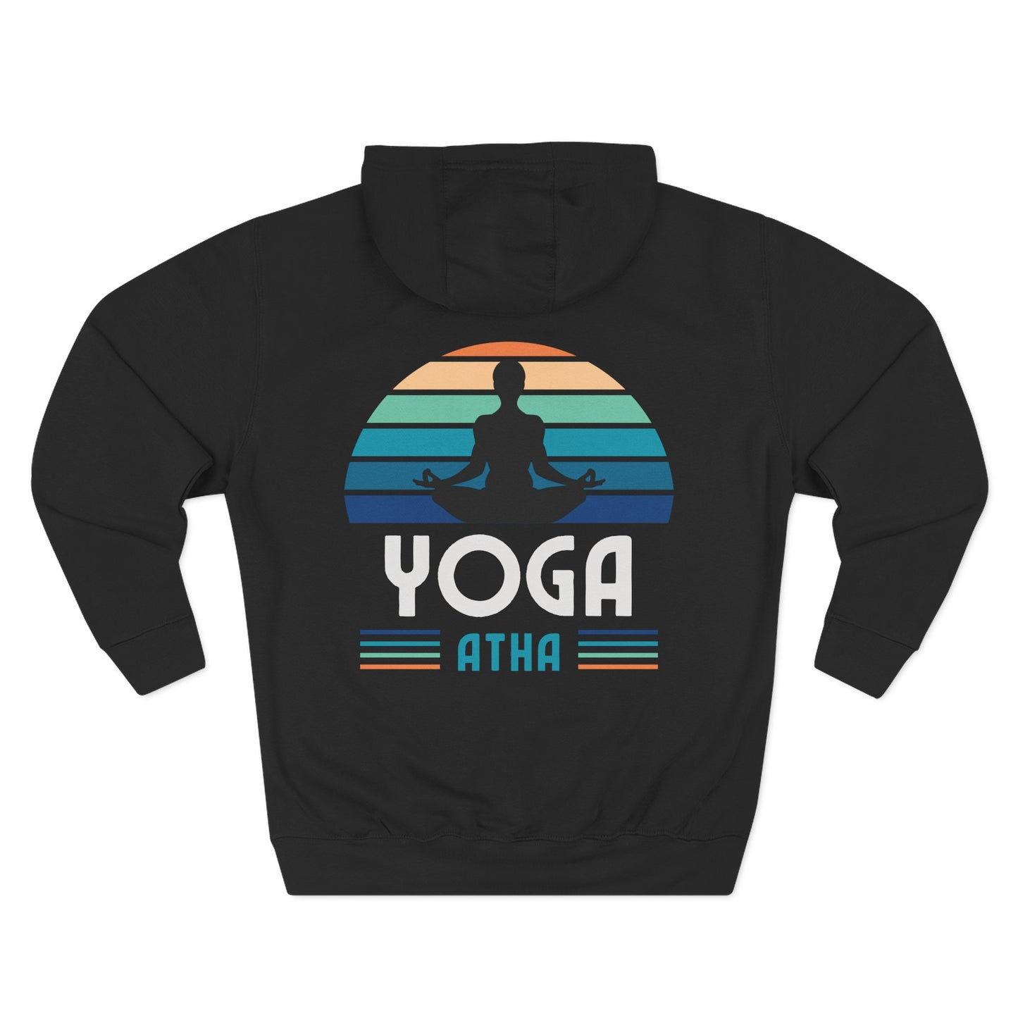 Yoga Atha Sweatshirt Fleece Hoodie Royal Blue, Women