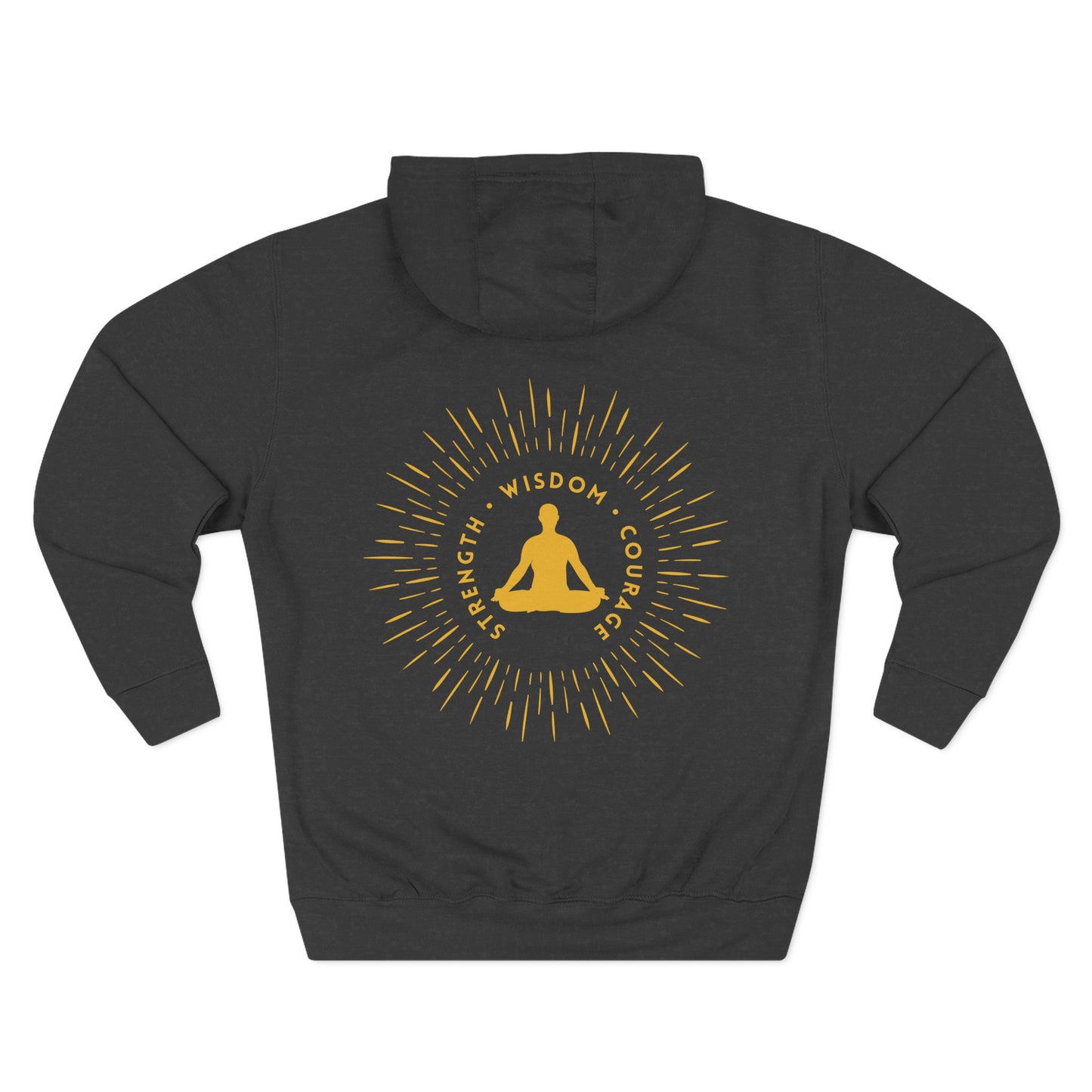 Strength, Wisdom & Courage Sweatshirt Fleece Hoodie, Men