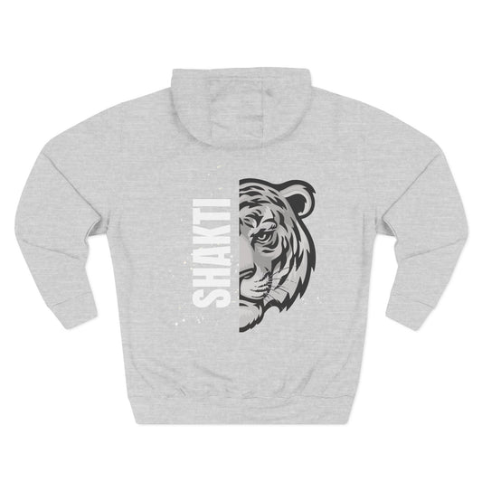 Shakti Power Sweatshirt Fleece Hoodie Heather Grey, Women