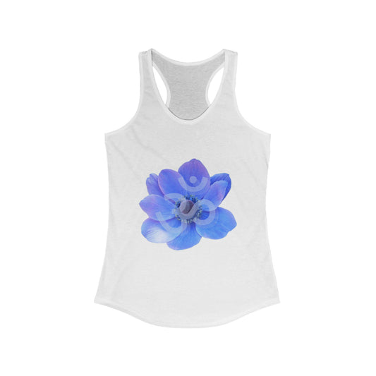 OM Blue Racerback Tank, Women