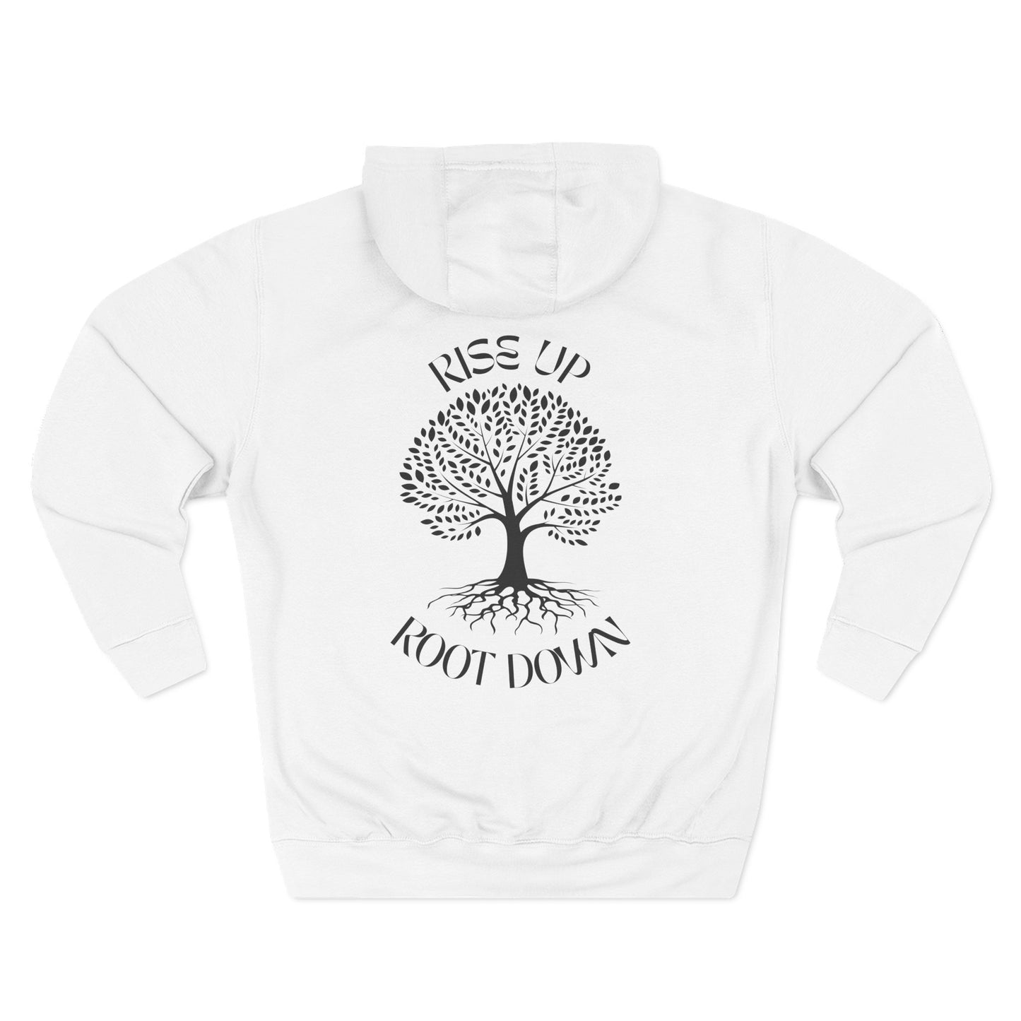 Root Down To Rise Up Sweatshirt Fleece Hoodie Royal Blue, Women