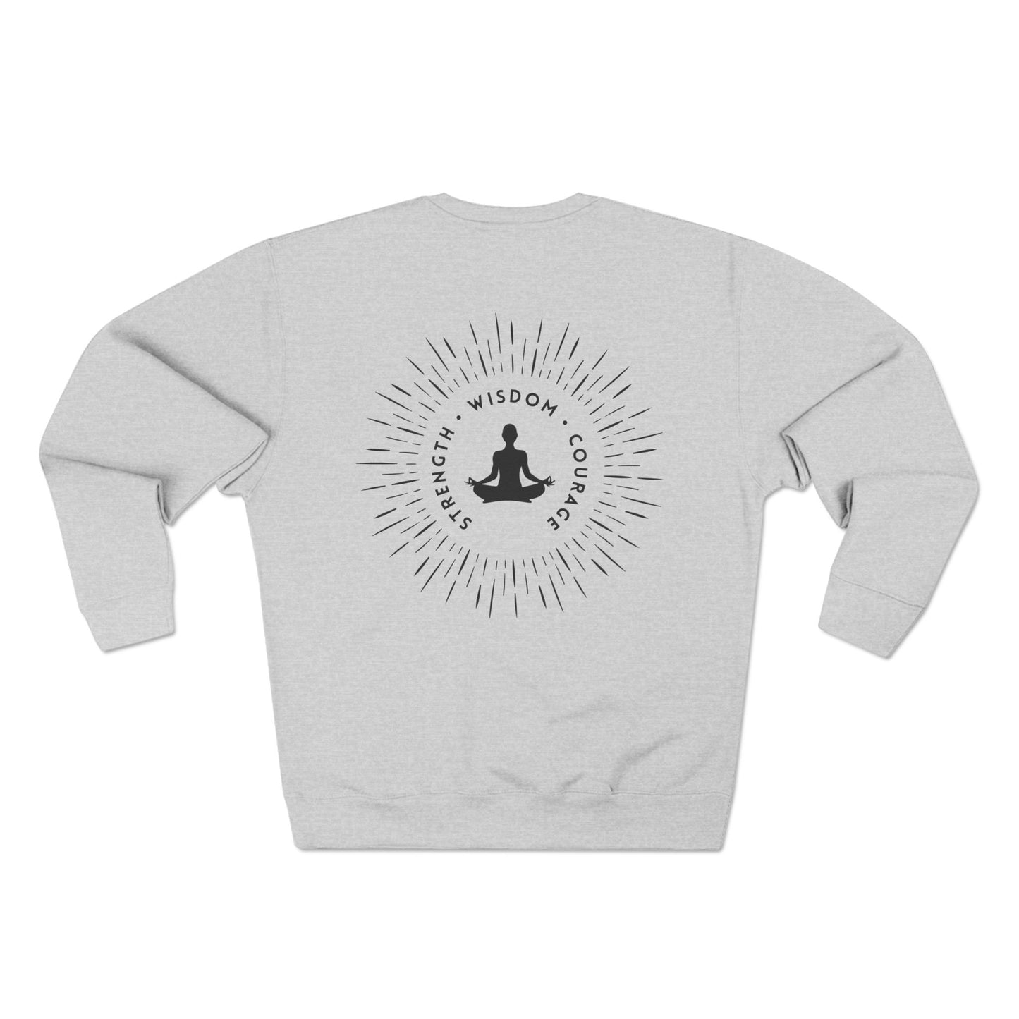 Strength, Wisdom & Courage Crewneck Sweatshirt, Women