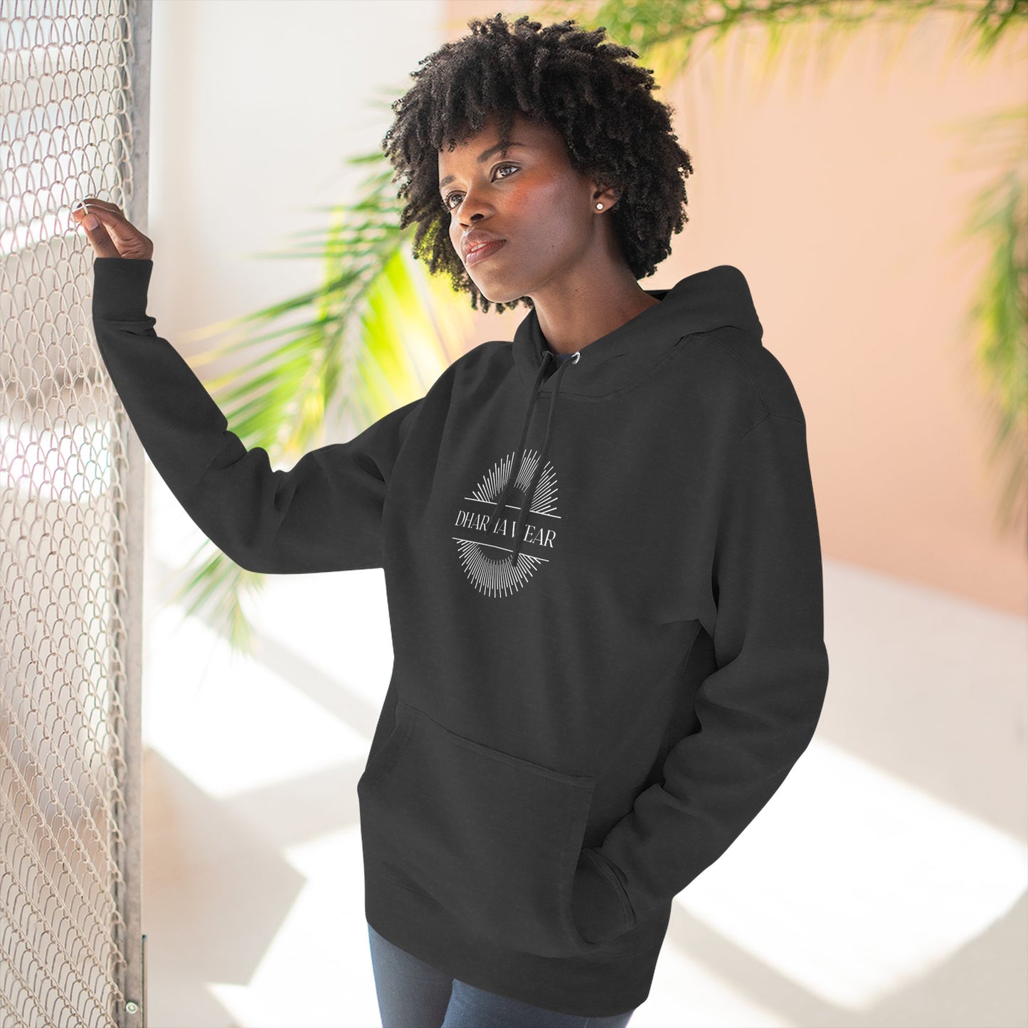 Karma Cause and Effect Sweatshirt Fleece Hoodie Black, Women