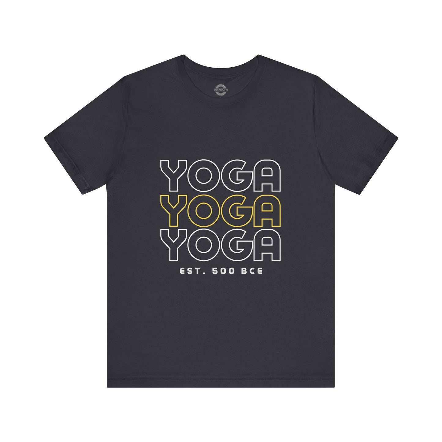 Yoga Est. 500 BCE T-Shirt Dark Grey, Men