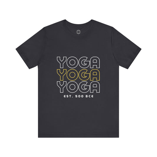 Yoga Est. 500 BCE T-Shirt Forest Dark Grey, Women